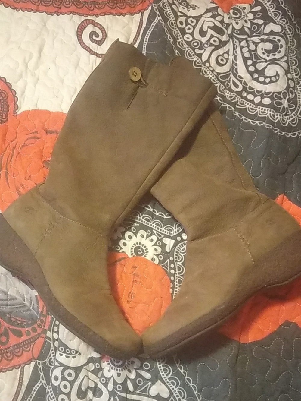 Women's Brown Suede Timberland Mid-Calf Boots